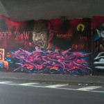 Graffito horror Milano