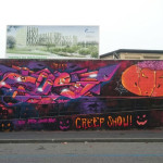 Graffito horror Milano